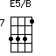 E5/B=3331_7