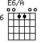 E6/A=001100_6