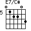 E7/C#=012203_5