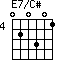 E7/C#=020301_4