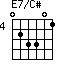 E7/C#=023301_4