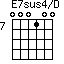 E7sus4/D=000100_7
