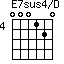 E7sus4/D=000120_4
