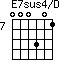 E7sus4/D=000301_7