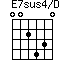 E7sus4/D=002430_1