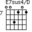 E7sus4/D=003101_7