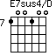 E7sus4/D=100100_7
