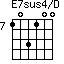 E7sus4/D=103100_7