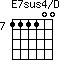 E7sus4/D=111100_7