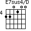 E7sus4/D=220100_4