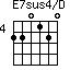 E7sus4/D=220120_4