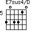 E7sus4/D=303310_5