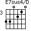 E7sus4/D=330210_3