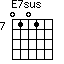 E7sus=0101_7