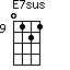 E7sus=0121_9