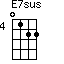 E7sus=0122_4