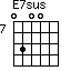 E7sus=0300_7