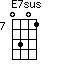 E7sus=0301_7