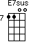 E7sus=1100_7