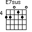 E7sus=220120_4