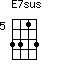 E7sus=3313_5