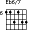 Eb6/7=113133_6