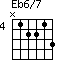 Eb6/7=N12213_4