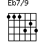 Eb7/9=111323_1
