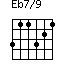 Eb7/9=311321_1