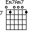 Em7Am7=010001_7
