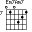 Em7Am7=010321_7