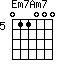 Em7Am7=011000_5
