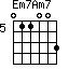 Em7Am7=011003_5