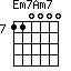 Em7Am7=110000_7