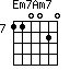 Em7Am7=110020_7