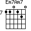 Em7Am7=110120_7