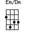 Em/Dm=2433_1