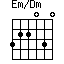 Em/Dm=322030_1