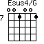Esus4/G=001001_7