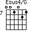 Esus4/G=001021_7