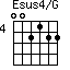 Esus4/G=002122_4