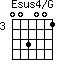 Esus4/G=003001_3