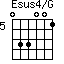 Esus4/G=033001_5