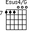 Esus4/G=111000_7