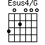 Esus4/G=302000_1
