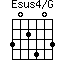 Esus4/G=302403_1