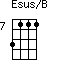 Esus/B=3111_7