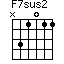 F7sus2=N31011_1