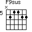 F9sus=N21122_5