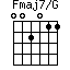 Fmaj7/G=002011_1